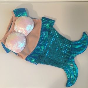 Cute Mermaid Pet Costume!